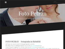 Tablet Screenshot of foto-petran.de